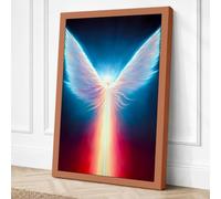 Celestial Wings Spiritual Canvas Wall Art Print 30x20 Inch