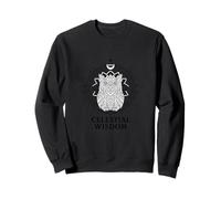 Celestial Wisdom Mystic Cosmic Owl Mandala Spiritual Sweatshirt