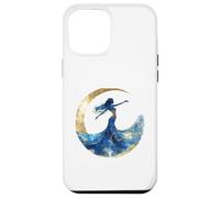 Celestial Woman Moon Stars Cosmic Silhouette Art Case for iPhone 12 Pro Max