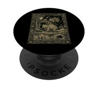 Celestial Wombat Tarot Card Astronomy PopSockets Adhesive PopGrip