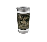 Celestial Wombat Tarot Card Astronomy Stainless Steel Insulated Tumbler