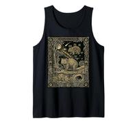 Celestial Wombat Tarot Card Astronomy Tank Top