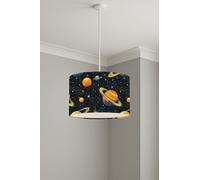 Celestial Wonders Orange lightshade - 30 x 21cm Ceiling Drum Shade | 8DB895