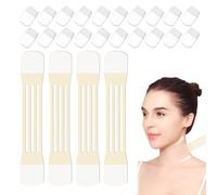 Celestica Neck Tape Lifting Invisible,Neck Face Lifting Tapes Invisible Firming,Instant NeckTape Lift Turkey Necks, High Elastic Breathable Lift Strap Patch Tightening Tapes(4 tapes + 20 patches)