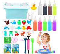 CelestiMingle Magic Water Elf Kit, DIY Aqua Gelz Sensory Toy, 3D Water Animal Beads Craft Kit for Kids, Creative Educational Arts & Crafts, Gift for Boys & Girls 3+