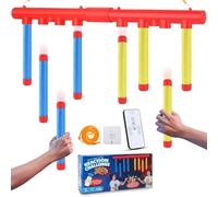 CelestiMingle Reflex Drop Sticks Game with Remote Control, 3-Speed Reaction Training Toy for Solo & 2 Player Play, Catching Sticks Hand-Eye Coordination Challenge Game for Kids & Adults (B)