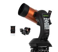 Celestron 11049 NexStar 4SE Computerised Maksutov-Cassegrain Telescope with Fully Automated Mount, SkyAlign Technology and XLT Coating, Black/Orange