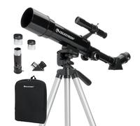 Celestron 21038 Travel Scope 50 Portable Refractor Telescope Kit with Backpack - includes Two Eyepieces, 3x Barlow Lens, 45 Erect Image Diagonal, He