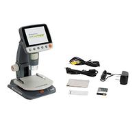 Celestron 44361 InfiniView LCD Digital Microscope, 4x-160x Magnification, Grey