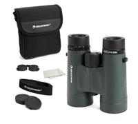Celestron 71333 Nature DX 10x42mm Binoculars with Multi-Coated Lens, BaK-4 Prism Glass and Carry Case, Green
