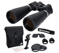 Celestron 72030 SkyMaster Pro 15x70 Porro Prism Binoculars, Black | XLT Fully Multi-Coated Optics,Waterproof & Fogproof,Rubber Armored Body,Astronomy & LongRange Viewing,Tripod Adapter Included