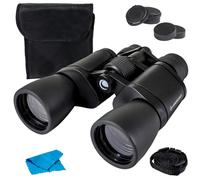 Celestron 72355 LandScout 8-24x50mm Water-Resistant Porro Prism Binoculars with Rubber Grip Surface, Coated Lens, K9 Optical Glass, Neck Strap and So