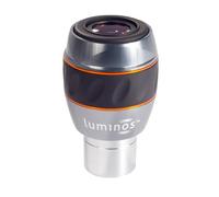 Celestron 93430 7 mm Luminos Eyepiece,Silver/Black | High-Power Moon & Planet Views, 82° Ultra-Wide FOV, Twist-Up Eyecup, Fully Multi-Coated Optics, Retractable Rubber Eyeguard