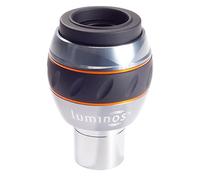 Celestron 93432 15 mm Luminos Eyepiece, Silver/Black | Versatile Moon & Deep-Sky Views, 82° Ultra-Wide FOV, Twist-Up Eyecup, Fully Multi-Coated Optics, Retractable Rubber Eyeguard