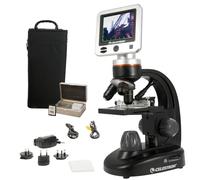 Celestron LCD Digital Microscope II - 3.5" Rotating LCD Touchscreen | Rotating LCD Touchscreen, Capture Photos & Video, Up to 1600x Magnification, Rechargeable Battery, Perfect for STEM Learning