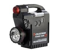 Celestron PowerTank 17 12V Rechargeable Large Capacity Telescope Battery | 17 Amp-Hour Capacity, Two 12V DC Output, 2 USB Ports, Built-in Red/White Light, Radio, Siren, Cigarette Lighter Adapter