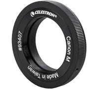 Celestron T-Ring for Telescope Astroimaging - Mirrorless Canon M Cameras | Turns Your Telescope into a Telephoto Lens, M42 T-Thread, Secure Camera Connection, Prime Focus Imaging