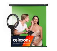 celexon Chroma Key Manual Green Screen 110" | 200x190cm 1:1