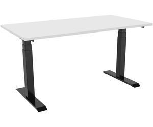 celexon electric height adjustable desk Professional eAdjust-58123 - Black, incl. tabletop 150 x 75 cm
