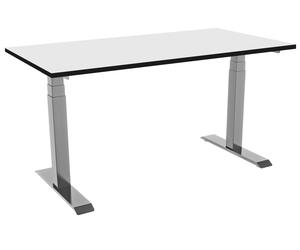 celexon electric height adjustable desk Professional eAdjust-58123 - grey, incl. HPL tabletop 150 x 75 cm
