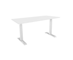 celexon electric height adjustable desk Professional eAdjust-58123 - white, incl. tabletop 125 x 75 cm