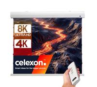 celexon HomeCinema Dynamic Slate ALR High Contrast Tension -Screen 110" | 243x136 cm 16:9 | electric 8K, Full-HD projector screen with cable tensioning system | Ceiling/wall mounting