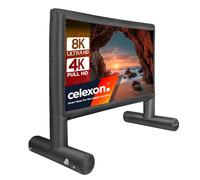 celexon inflatable outdoor screen Professional INF 120" | 266 x 149 cm 16:9 | for public viewing & 4K / 8K projection in the garden | in lectric air pump & carry bag