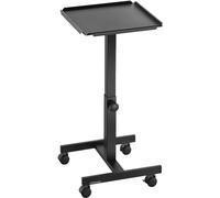 celexon Projection Table PT1010B | Projector Table with Fixed Shelf for Projectors | Mobile & Stable Steel Construction with 60-90 cm Height Adjustment | Ideal for Presentations & Training