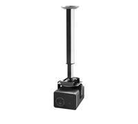 celexon Projector Ceiling Mount MulitCel 4070 Expert ST Black | 360° rotation, tilt and 40-70cm height adjustment for short-throw, mini and standard projectors up to 25kg