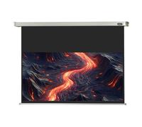 celexon Professional Electric screen 125" | 280x158 cm 16:9 | Electric 4K, full HD projector screen for projections in the office & home cinema | for ceiling/wall mounting | with remote control