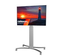 celexon TV/Display Mobile Stand Expert Adjust-4286MS Silver | For 42-86" Screens up to 136kg | Electrically height-adjustable universal mount for LCD/LED/OLED & Plasma TVs up to VESA 800x600