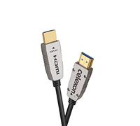 celexon UHD Optical Fibre HDMI 2.0b Active Cable - 10m - black - 3D - HDR - HLG - up to 32 audio channels - incl. audio return channel