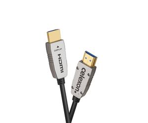celexon UHD Optical Fibre HDMI 8K 48Gbps Active Cable 20m, Black