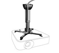 celexon universal projector ceiling mount Multicel 3040Pro black | tiltable, swivelling & height-adjustable projector mount with 30-40 cm ceiling distance incl. cable guide | max. load capacity 15kg