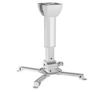 celexon universal projector ceiling mount Multicel 3040Pro white | tiltable, swivelling & height-adjustable projector mount with 30-40 cm ceiling distance incl. cable guide | max. load capacity 15kg