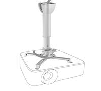 celexon universal projector ceiling mount Multicel 4060Pro white | tiltable, swivelling & height-adjustable projector mount with 40-60 cm ceiling distance incl. cable guide | max. load capacity 15kg