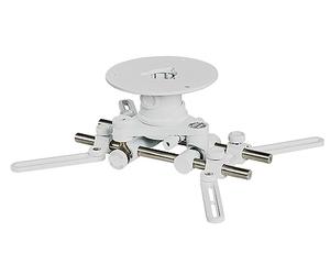 celexon universal projector ceiling mount MultiCel OMG-1000 LuxusLine white | height adjustable, swivelling & tilting mount with 360° rotation and 13,5cm or 28,5-43cm ceiling distance | max. 30Kg