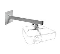 celexon universal projector wall mount MultiCel WM800white | tiltable, swivelling & length-adjustable projector mount with up to 80 cm wall distance | max. load capacity 15 kg