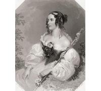 Celia. Principal female character from Shakespeare's play As You Like It. From Shakespeare Gallery published c.1840. Poster Print by Ken Welsh (12 x 16)
