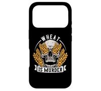 Celiac Disease Wheat is Murder Gluten Free Skeleton Skull Case for iPhone 17 Pro
