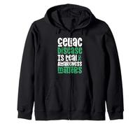 Celiac Is Real - Awareness Truly Matters Zip Hoodie