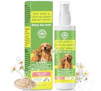 CeliAeh Itch Relief Hot Spot Spray for Dogs & Cats -Natural Itch Support Spray with Chamomile & Oatmeal, Skin Comfort & Moisturizing, Dog & Cat Anti-Scratch Spray for All Ages & Breeds