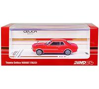 Celica 1600GT (TA22) RHD (Right Hand Drive) Red with Stripes 1/64 Diecast Model Car by Inno Models IN64-1600GT-RED