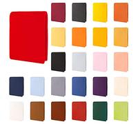 CelinaTex Aqua Fitted Sheet Divan Water Beds Cotton Elastane 200x220-220x240 cm red