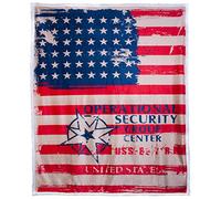 CelinaTex Cuddle blanket with imprinted motif 150 x 200 cm microfibre, lambskin look 5000209 quinta USA red