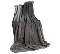 CelinaTex Fluffy Cuddly Blanket 150 x 200 cm Grey Sofa Blanket Soft Microfibre Fleece Oeko-Tex TV Blanket