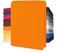 CelinaTex Lucina Fitted Sheet Cotton 200x200-200x220 cm orange