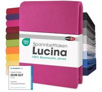 CelinaTex Lucina Fitted Sheet Cotton 200x200-200x220 cm pink
