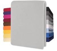 CelinaTex Lucina Fitted Sheet Cotton 200x200-200x220 silver grey