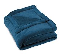 CelinaTex Montreal cuddly blanket microfibre blanket Coral fleece 150 x 200 cm blue